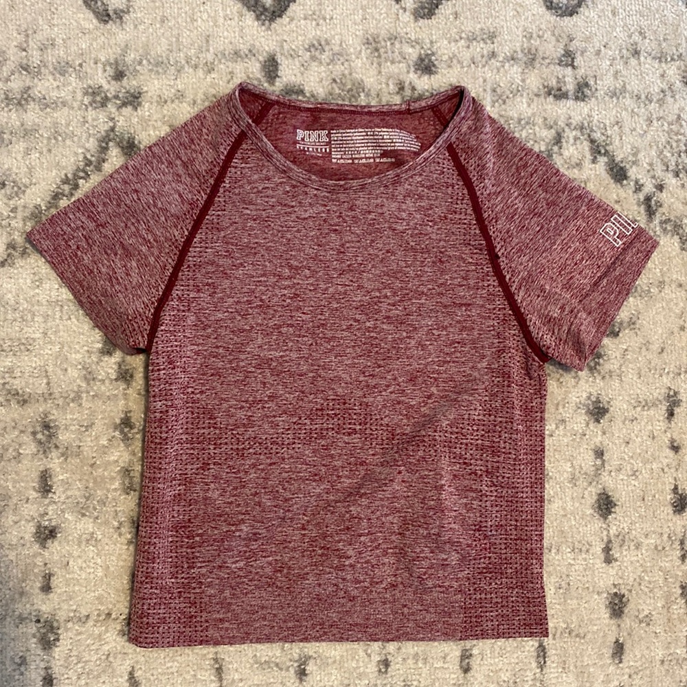 Pink Victoria’s Secret Seamless Crop Top